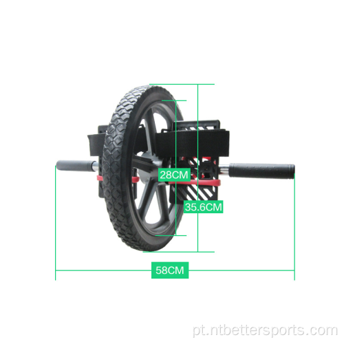 Roda de exercício de treinamento muscular barato com pedal